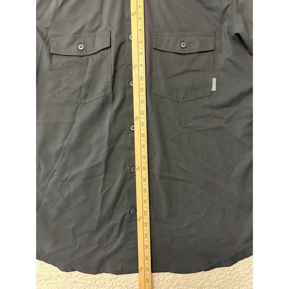 Columbia Mens Short Sleeve Button Down Shirt Large - Picture 4 of 6